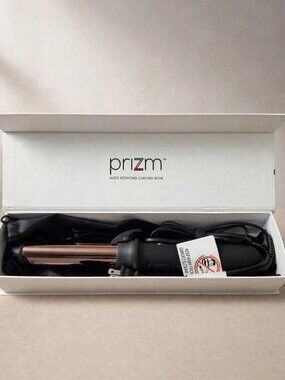 Prizm Auto Rotating Curling Iron 1.25" Nano Titanium 450°F NEW in Box